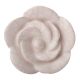 White Pink Crackle Medium Rose Flower Ceramic Knobs